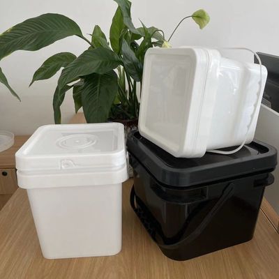 도구 2 갤론 광장 플라스틱 버킷 배 컨테이너 조작 방지 뚜?? GAP/ISO/FDA 인증