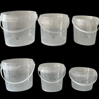 리사이클 주문형 1 ~ 25 리터 둥근 포장 컨테이너 컵 커프 두께 1.0 ~ 2.5 mm