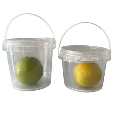 200ml 300ml 500ml 750ml 1L 플라스틱 버킷 뚜?? 과 손잡이