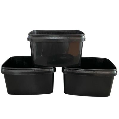 3L 직사각형 흰색 플라스틱 버킷 뚜?? 두께 1.0 ~ 2.5mm 및 저렴한 가격