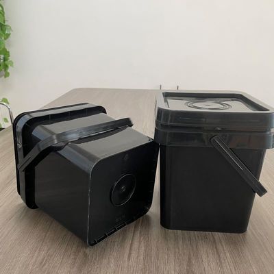 5L 평방 플라스틱 버킷 배트 씨앗 포장용으로 사용자 정의 및 재활용 가능