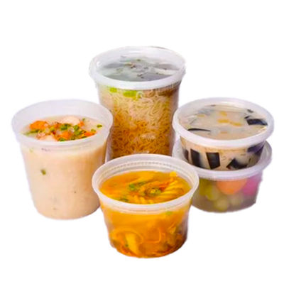500ml 750ml 1L 1.5L 식품 등급 둥근 플라스틱 버킷 아이스크림 꿀 팝콘과 땅콩 뚜??