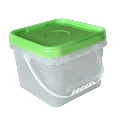 사용자 지정 인쇄 로고 및 디자인으로 5L 6L 8L 10L HDPE 플라스틱 정사각형 버킷을 재활용