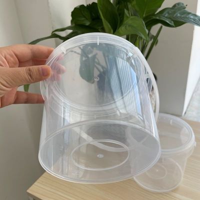 1.0MM-2.5mm 두께 식품 등급 플라스틱 컵 뚜?? 이 맑은 흰색