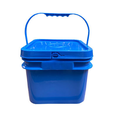 정사각형 HDPE 4L 5L 8L 플라스틱 배구 뚜?? 과 손잡이가 있는 정사각형 플라스틱 배구
