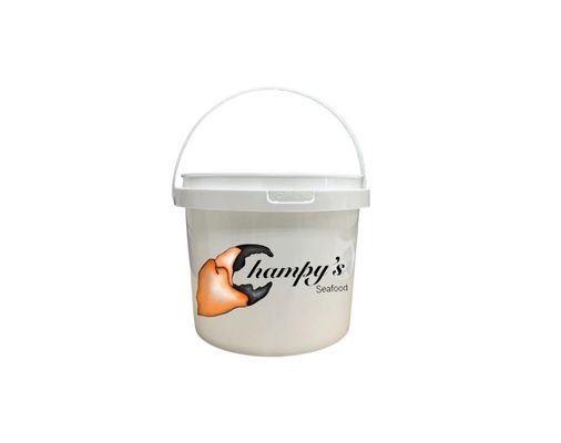 IML 인쇄 소스 페이스트 컨테이너를위한 변조 방지 1L HDPE 식품 등급 플라스틱 버킷