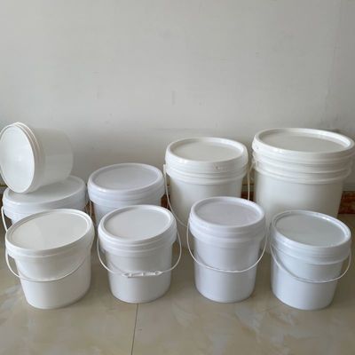 누출 방지 맞춤형 플라스틱 버킷 4L 5L 8L 10L 16L 음식 용기 뚜??