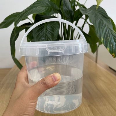 누출 방지 맞춤형 플라스틱 버킷 4L 5L 8L 10L 16L 음식 용기 뚜??