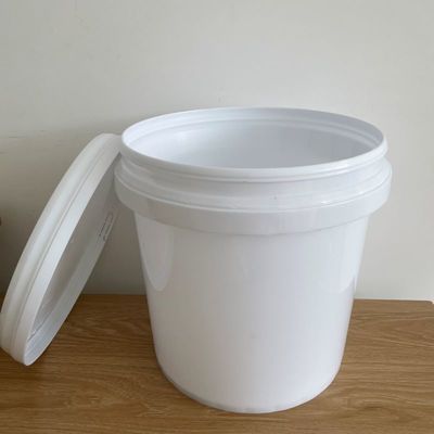 20L 흰색 콤포스팅 컨테이너, 플라스틱 버킷과 산업용 뚜??