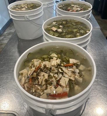 폴리프로필렌 1L5L7L10L12L16L20L25L 갤런 둥근 플라스틱 버킷