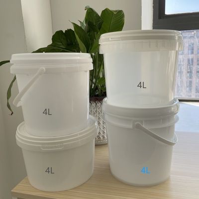 1L-5L 사용자 정의 요구르트 소스 간식 식품 저장 용기 뚜?? 과 손잡이 있는 버킷