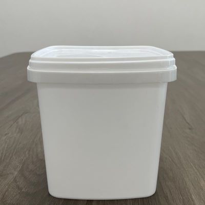 500ml 소스 컨테이너 사각형 팩 흰색 인쇄 버킷 1.0 ~ 2.5 mm 두께