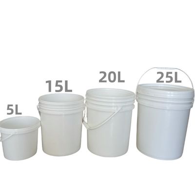 덮개 5L 8L 10L 15L와 함께 검은 플라스틱 페인트 버킷 GAP/ISO/FDA 인증