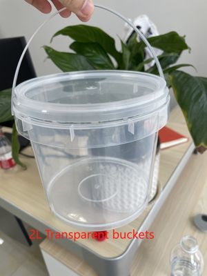 화학 1L-5L 맑은 버킷 팝콘 버킷 GAP/ISO/FDA 인증서