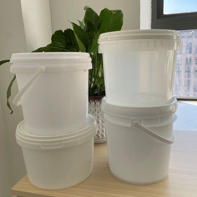 뚜?? 과 손잡이 플라스틱 컨테이너와 화학 4L 플라스틱 버킷