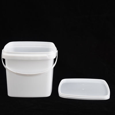 500ml 평방 컨테이너 뚜?? 이 있는 플라스틱 버킷 내구성 있고 사용자 정의 가능한 디자인