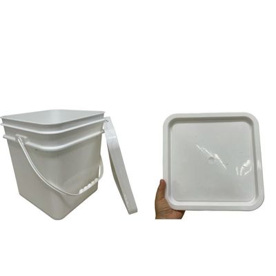 비스키 컨테이너 HDPE 소재와 인쇄 된 디자인을 가진 15L 평면 플라스틱 버킷