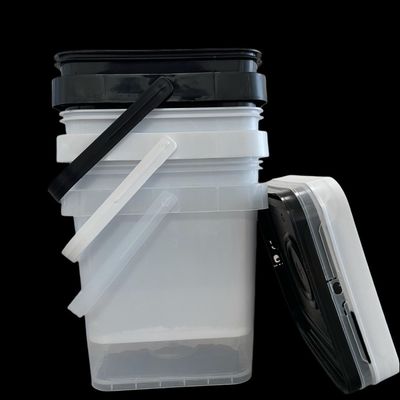 음료 포장용 정면 플라스틱 버킷 전체 크기 5L 15L 두께 1.0 ~ 2.5MM