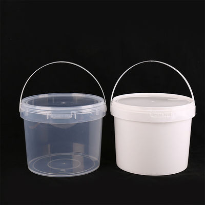 300ml 5L 플라스틱 버킷 블랙 배트 2 리터 플라스틱 배트 식품 포장용 덮개