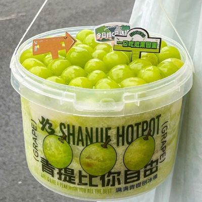 5L 투명 투명한 플라스틱 버킷 버킷 식품 포장 둥근 변조 방지