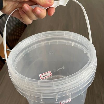 아이스크림 컨테이너 뚜?? 과 손잡이 두께 1.0 ~ 2.5mm의 식품 등급 플라스틱 버킷
