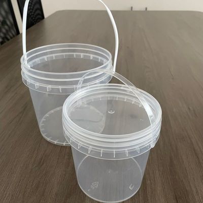 아이스크림 컨테이너 뚜?? 과 손잡이 두께 1.0 ~ 2.5mm의 식품 등급 플라스틱 버킷