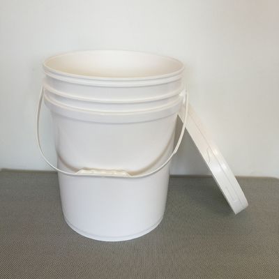 금속 손잡이 투명 또는 사용자 정의 인쇄와 함께 5L 10L 20L 중량 플라스틱 버킷
