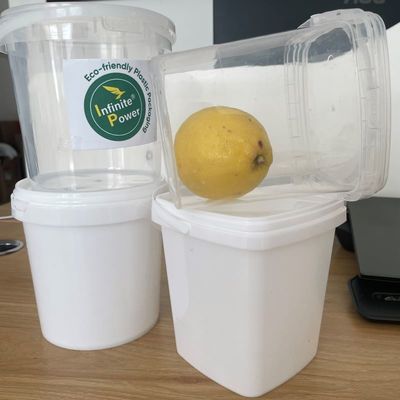 투명한 HDPE 플라스틱 배트 3L 5L 8L 음식 컨테이너 두께 1.0-2.5MM