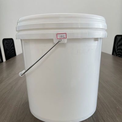 식품 안전 승인 된 2L 4L 8L 10L 16L 덮개 인증을 가진 플라스틱 흰색 PP 버킷 FDA