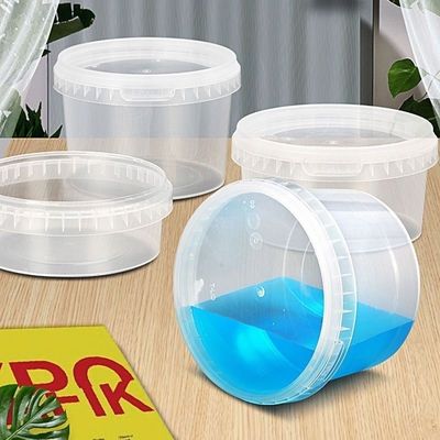 요거트 아이스크림 마늘 페이스트와 소스를 위해 뚜?? 이 있는 맞춤형 300ml 500mL 750ml 플라스틱 버킷