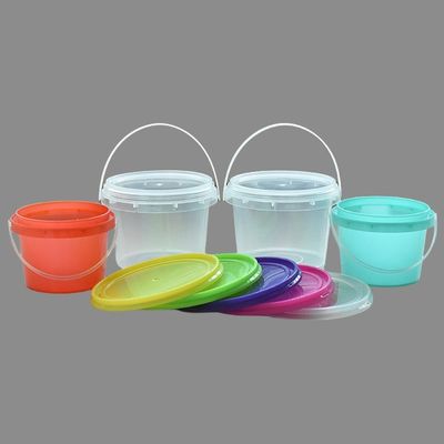 요거트 아이스크림 마늘 페이스트와 소스를 위해 뚜?? 이 있는 맞춤형 300ml 500mL 750ml 플라스틱 버킷