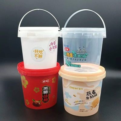 200ml 300ml 500mL 750ml 1L 사용자 지정 플라스틱 버킷 용기