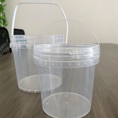 뚜?? 이 있는 산업용 HDPE 플라스틱 버킷 3.8L
