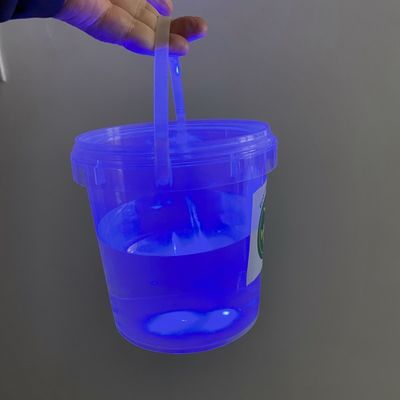 투명 500ml 1L 2L 3L 맑은 버킷 Glow GAP/ISO/FDA 인증과 함께 플라스틱 버킷