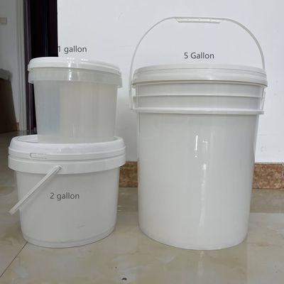 안전 승인 및 GAP/ISO/FDA 인증과 함께 화학 1L-5L 둥근 플라스틱 버킷