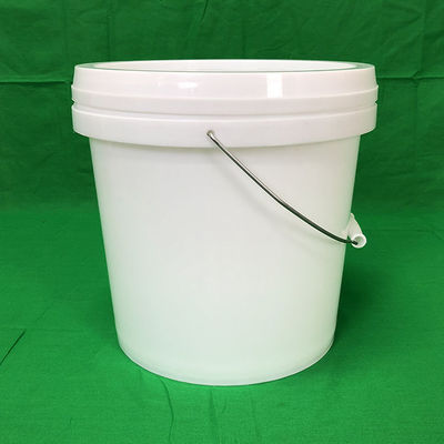 GAP/ISO/FDA 인증서와 함께 15L 플라스틱 버킷 원형 흰 버킷 간식 성능