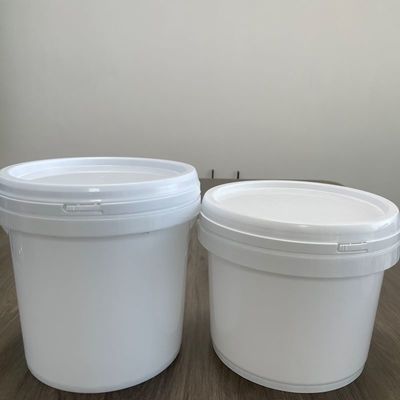 변조 방지 백색 플라스틱 버킷 내구성 및 산업용