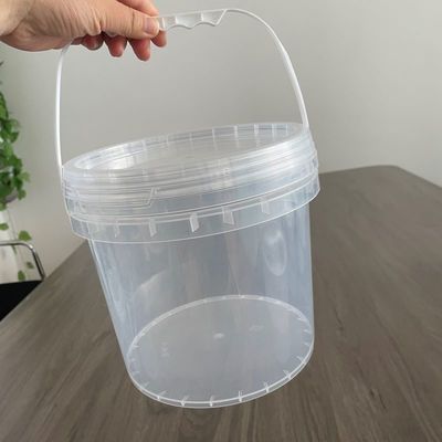 IML 인쇄 및 GAP/ISO/FDA 인증과 함께 스냅스 4L 다채로운 플라스틱 버킷