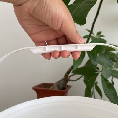 15L 16L 18L 공기 밀폐 뚜?? 가 있는 플라스틱 버킷 1.0 ~ 2.5MM 두께의 흰색 버킷