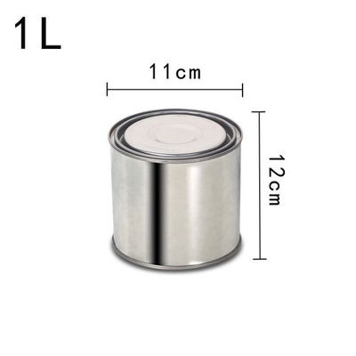 1L-5L 둥근 금속 덩어리 페인트 및 소스 손잡이 또는 손잡이없이 완벽