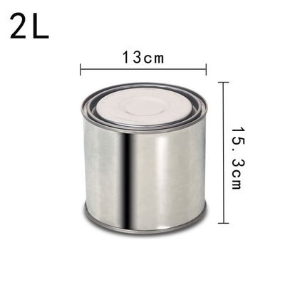 1L-5L 둥근 금속 덩어리 페인트 및 소스 손잡이 또는 손잡이없이 완벽