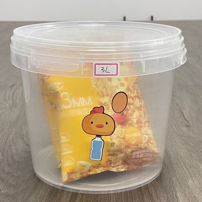 중국 플라스틱 버킷 공장 공급 미니 맑은 플라스틱 컨테이너 버킷